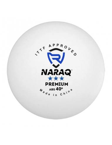 Balles NARAQ ITTF 3*** Premium 40+ Pack 72