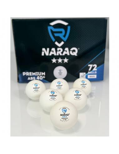 Balls NARAQ ITTF 3*** Premium 40+ Pack 72