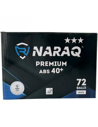 Pelotas NARAQ ITTF 3*** Premium 40+ Pack 72