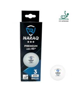 Balls NARAQ ITTF 3*** Premium 40+ Pack 3