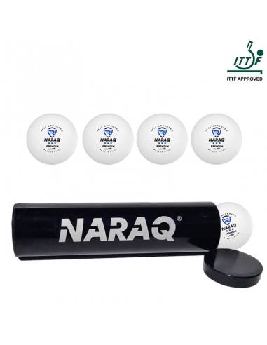 Pelotas NARAQ ITTF 3*** Premium 40+ Pack 4 +...