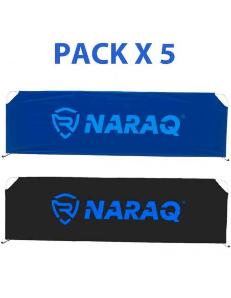 Valla NARAQ Nylon 2,33m Full Cover (reforzada) Pack X5