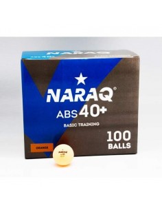 Plastic ball NARAQ 1* Basic Training 40+ ABS pack 300 Orange