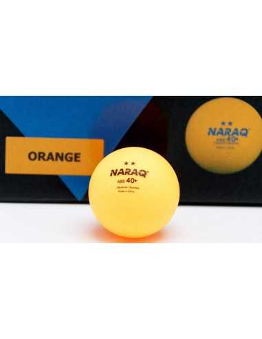 Bolas NARAQ 2** Premium Training 40+ ABS pack 100 laranja