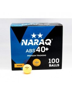 Pelotas NARAQ 2** Premium Training 40+ ABS pack 100 naranjas