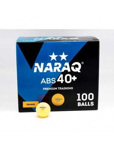 Bolas NARAQ 2** Premium Training 40+ ABS pack 100 laranja