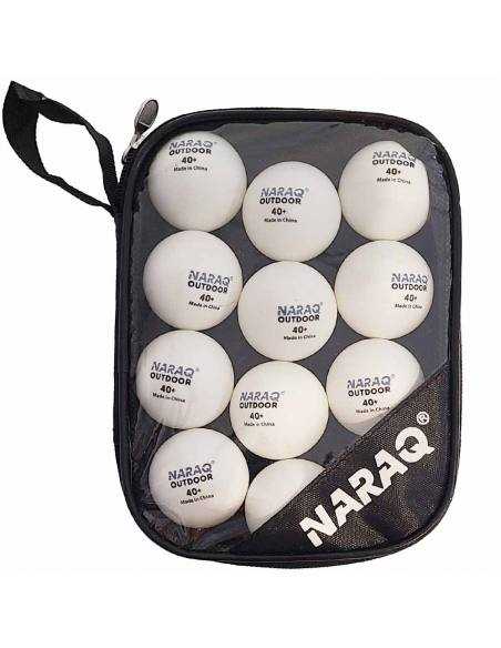 Pelota NARAQ Outdoor 40+ pack 12 + estojo
