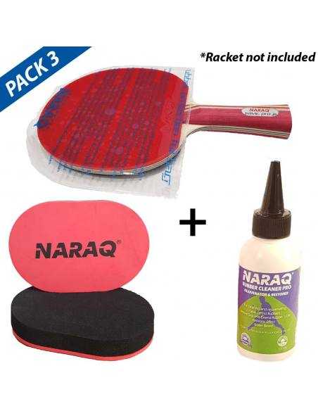 Pack Limpia borrachas NARAQ + Esponja + Film Protector dupla